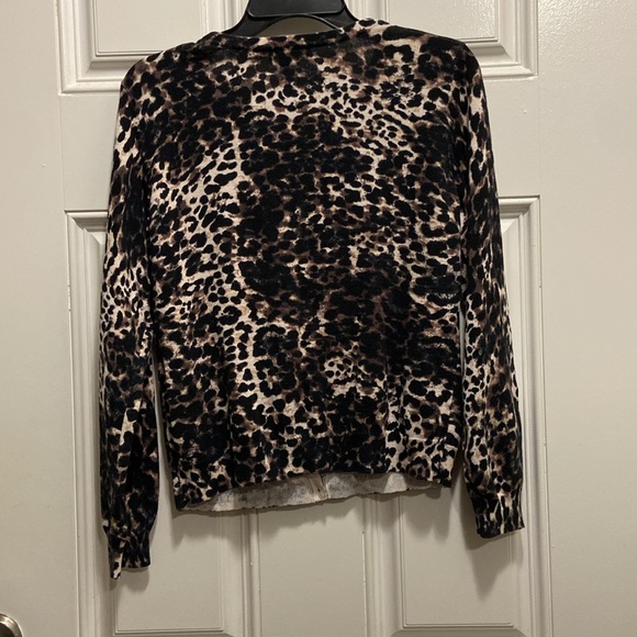 H&M size large animal print cardigan - Picture 2 of 4